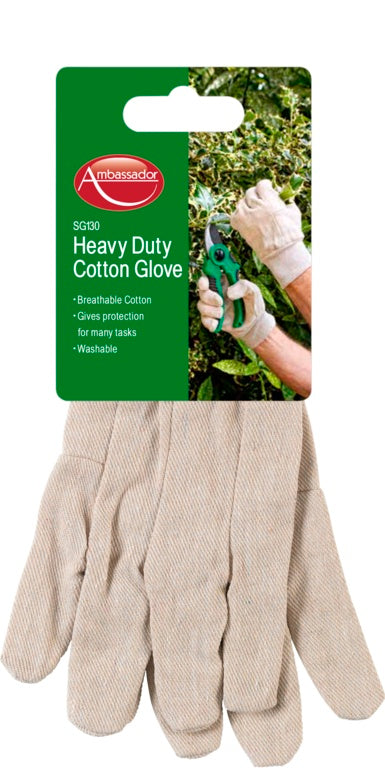 gardening gloves heavy duty Ambassador Heavy Duty Cotton Gardening Gloves