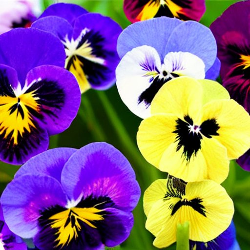 Pansy Joker Mixed Flower Seeds Easy Grow Seeds