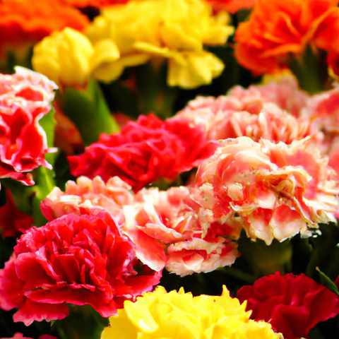Carnation Dwarf Fragrance Mixed Flower Seeds