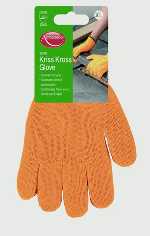 Ambassador Kriss Kross Gardening Gloves - X-Large