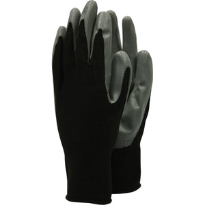 gardening gloves mens large Town & Country Weedmaster Black & Grey Gardening Gloves