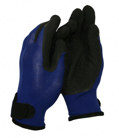 Town & Country Blue & Black Professional Weedmaster Plus Gardening Gloves - Large