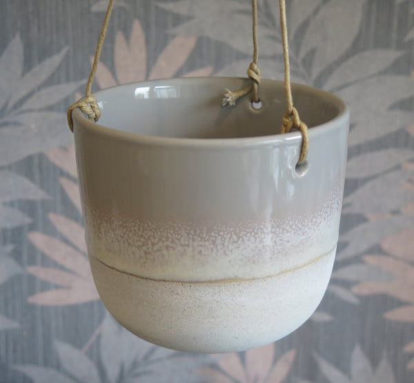 Grey Ombre Hanging Planter