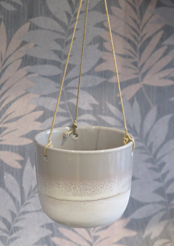 grey hanging planter Grey Ombre Hanging Planter – Easy Grow Seeds
